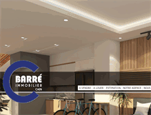 Tablet Screenshot of barre-immobilier.com